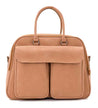 Baby Travel Crib Changing Bag - Vegan Leather Porcini - POD ® - 0