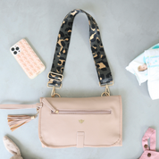 Vegan Leather Nappy Change Clutch Bag - Frappe