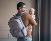 Baby Travel Crib Changing Rucsac - Windsor Grey - RucPOD ® - 1