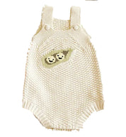 Cherry & Pea Knitted Romper