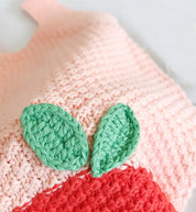 Cherry & Pea Knitted Romper