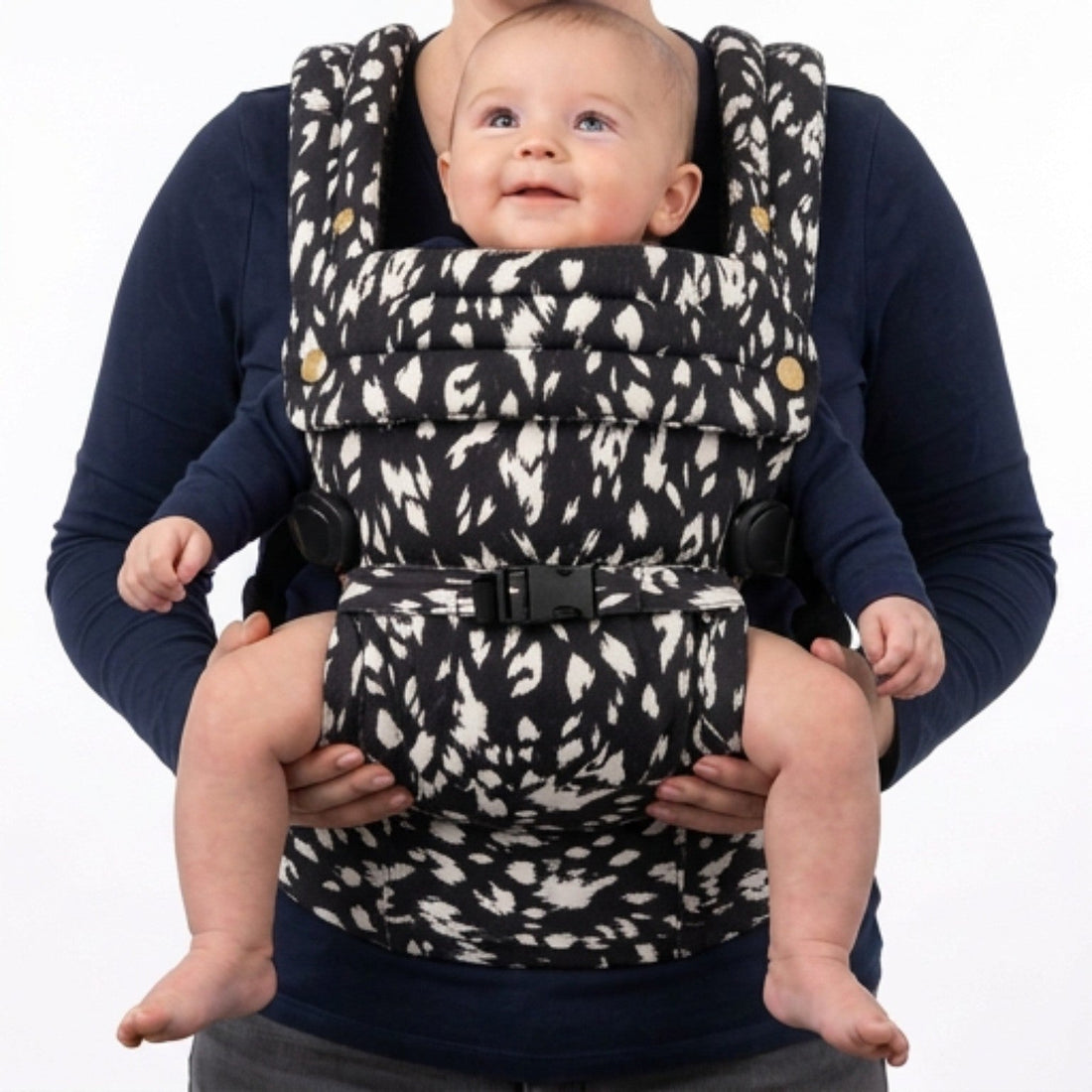 Front facing baby wearing