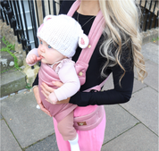 Luxury Velvet Baby Carrier - Cinder Rose