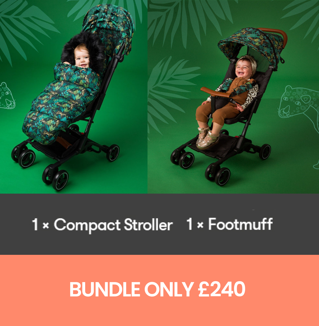 Jungle Roar Compact Stroller Bundle