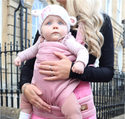 Luxury Velvet Baby Carrier - Cinder Rose