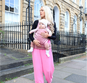 Luxury Velvet Baby Carrier - Cinder Rose