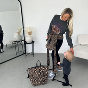 Zebra Print Baby Carrier, backpack and Hipster Bag Bundle