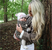 Zebra Print Baby Carrier - Zebrano