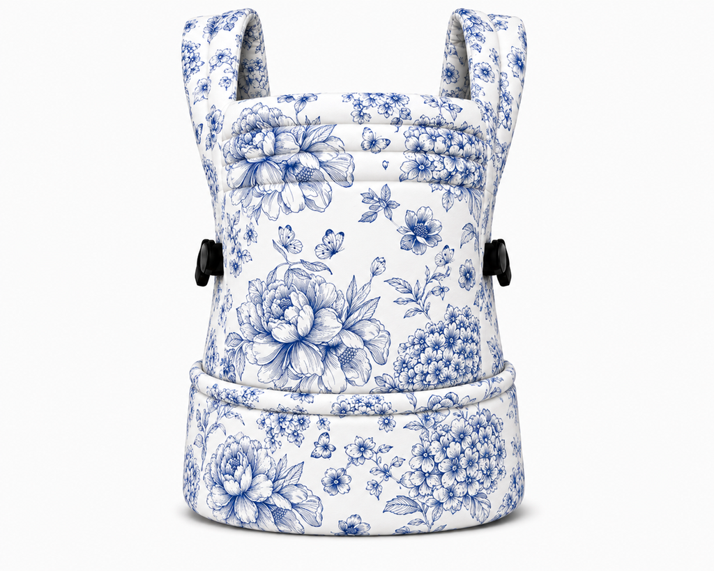 Nomad Pure Organic Baby Carrier - Blue Hydrangea
