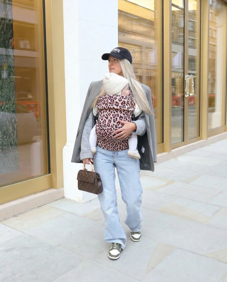 Nomad Air Animal Print Baby Carrier - Dusky Leopard