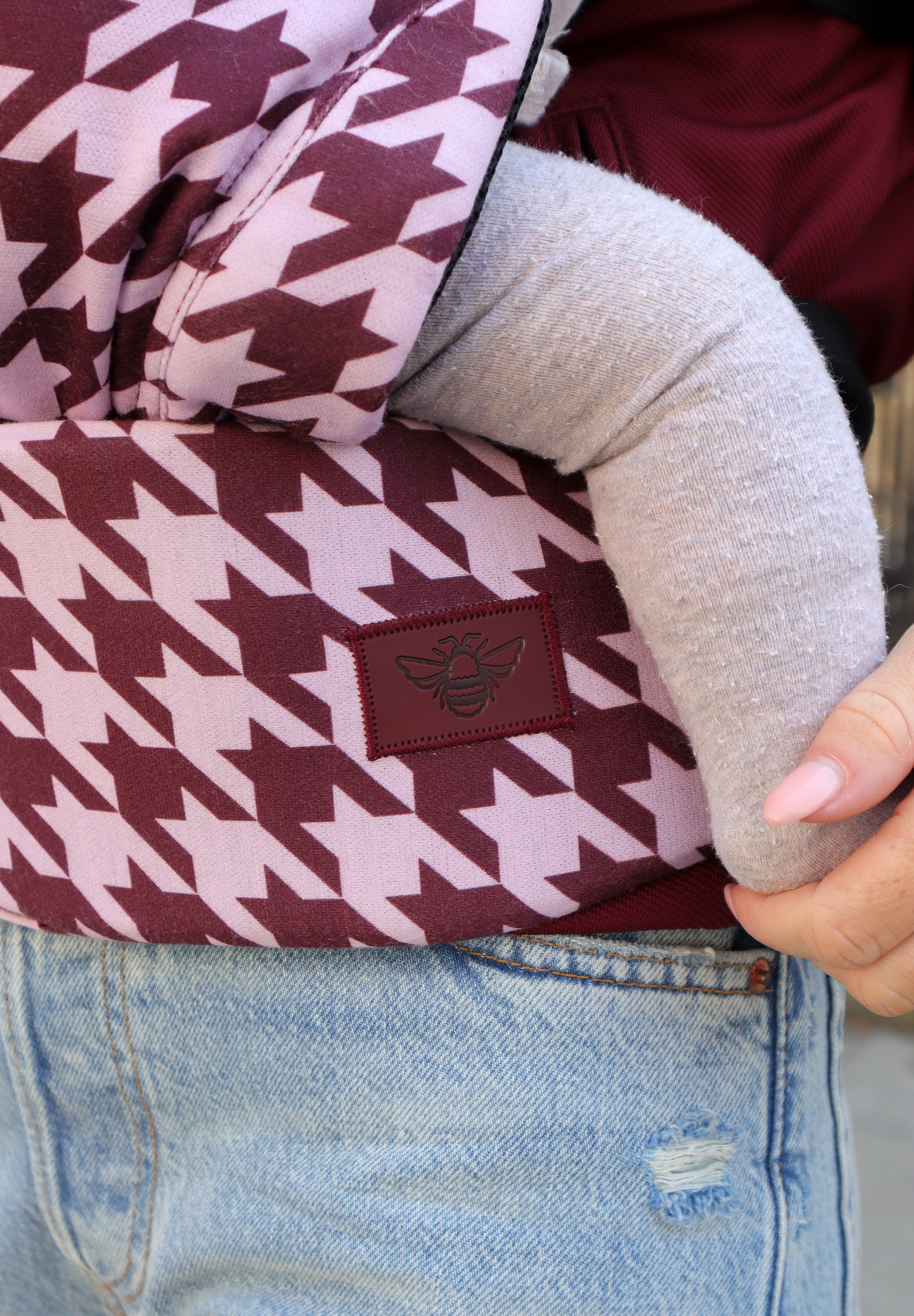 Nomad Air Houndstooth Baby Carrier - Harlow Sweet Lilac