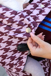 Nomad Air Houndstooth Baby Carrier - Harlow Sweet Lilac