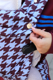 Nomad Air Houndstooth Baby Carrier - Harlow Lavender Blue