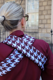 Nomad Air Houndstooth Baby Carrier - Harlow Lavender Blue