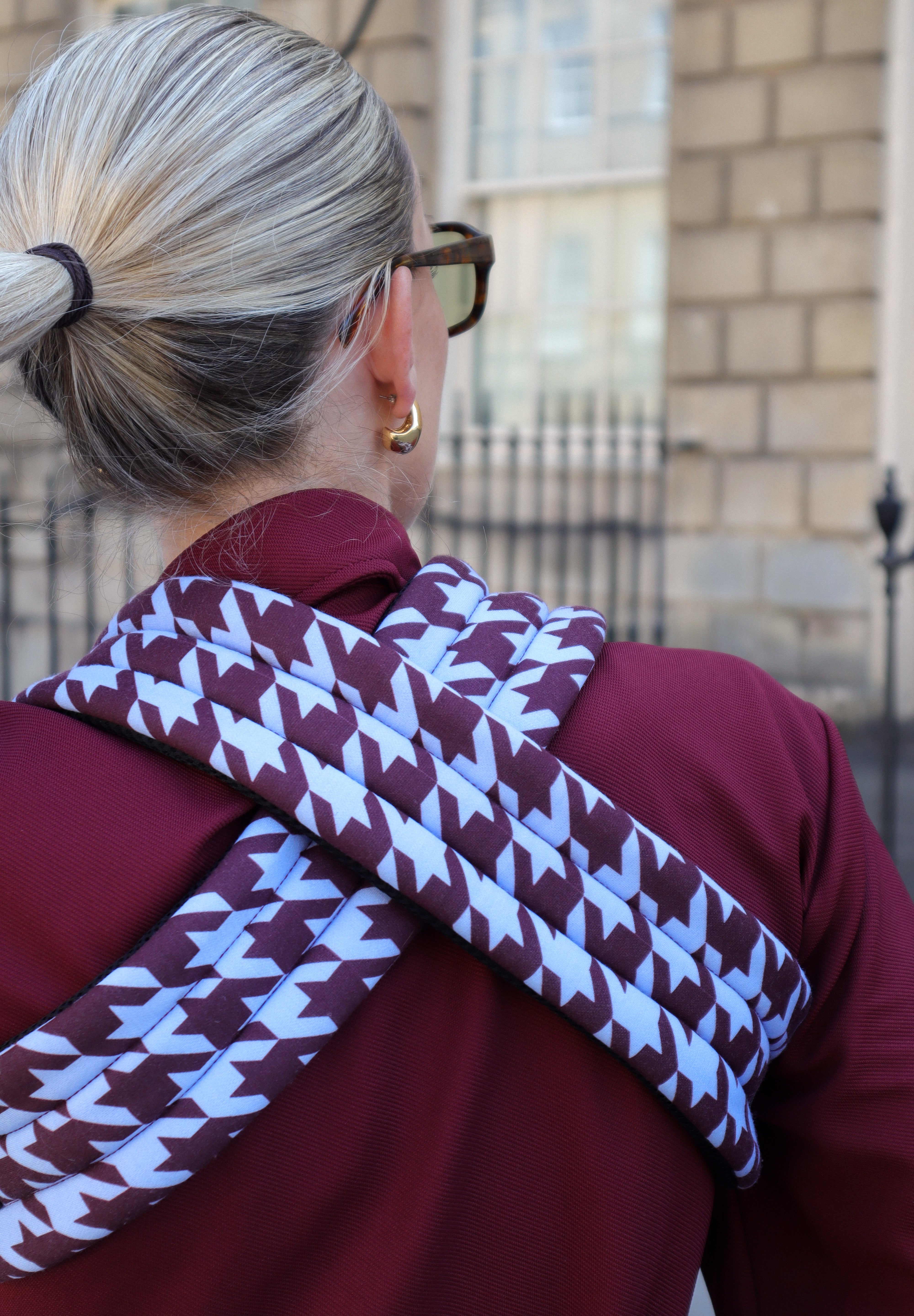 Nomad Air Houndstooth Baby Carrier - Harlow Lavender Blue