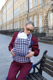 Nomad Air Houndstooth Baby Carrier - Harlow Lavender Blue