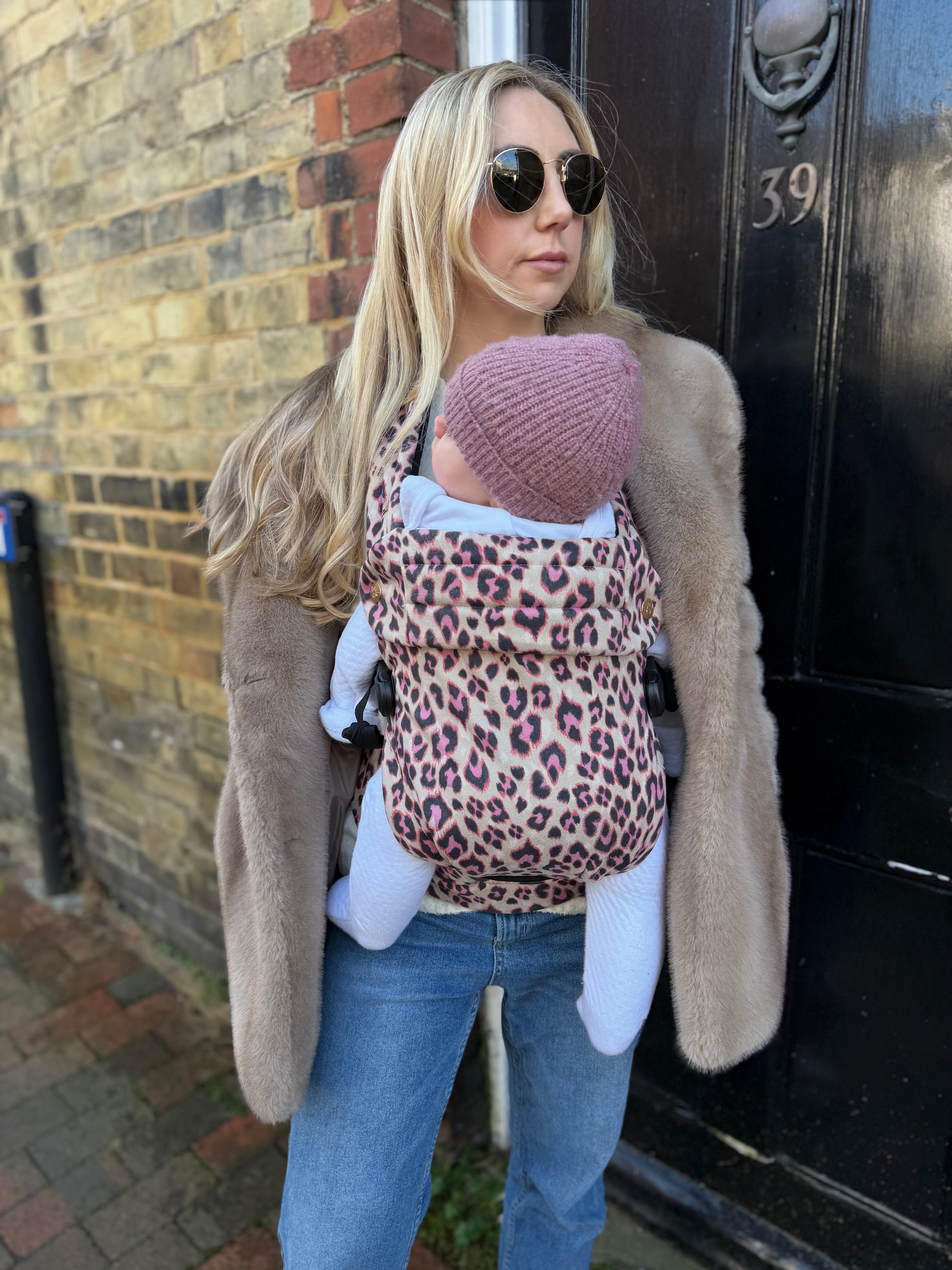 Nomad Air Animal Print Baby Carrier - Dusky Leopard