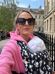 Nomad Air Monochrome Print Baby Carrier - Orca