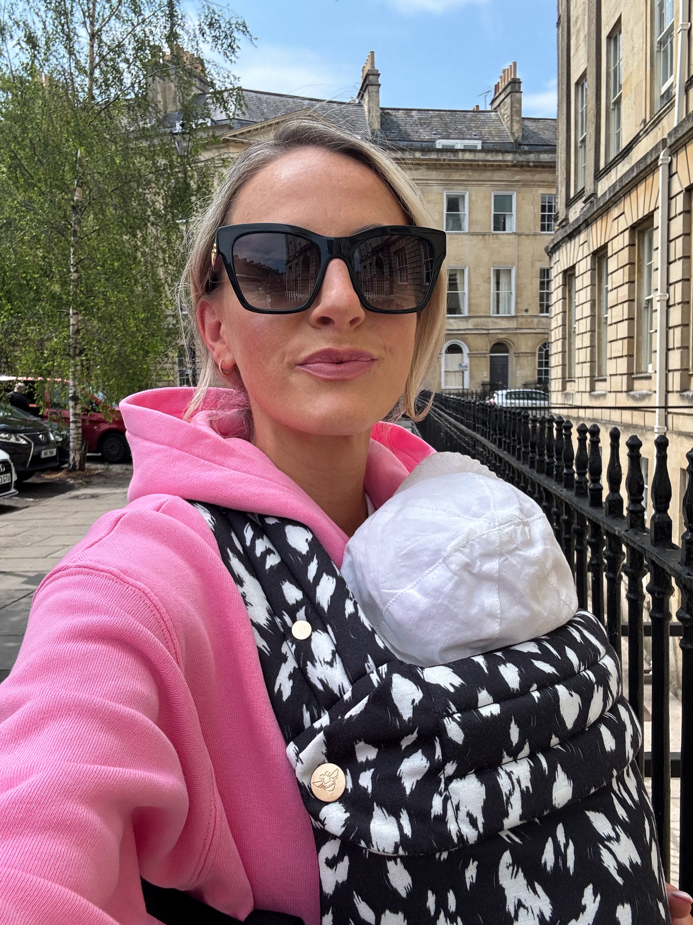 Nomad Air Monochrome Print Baby Carrier - Orca