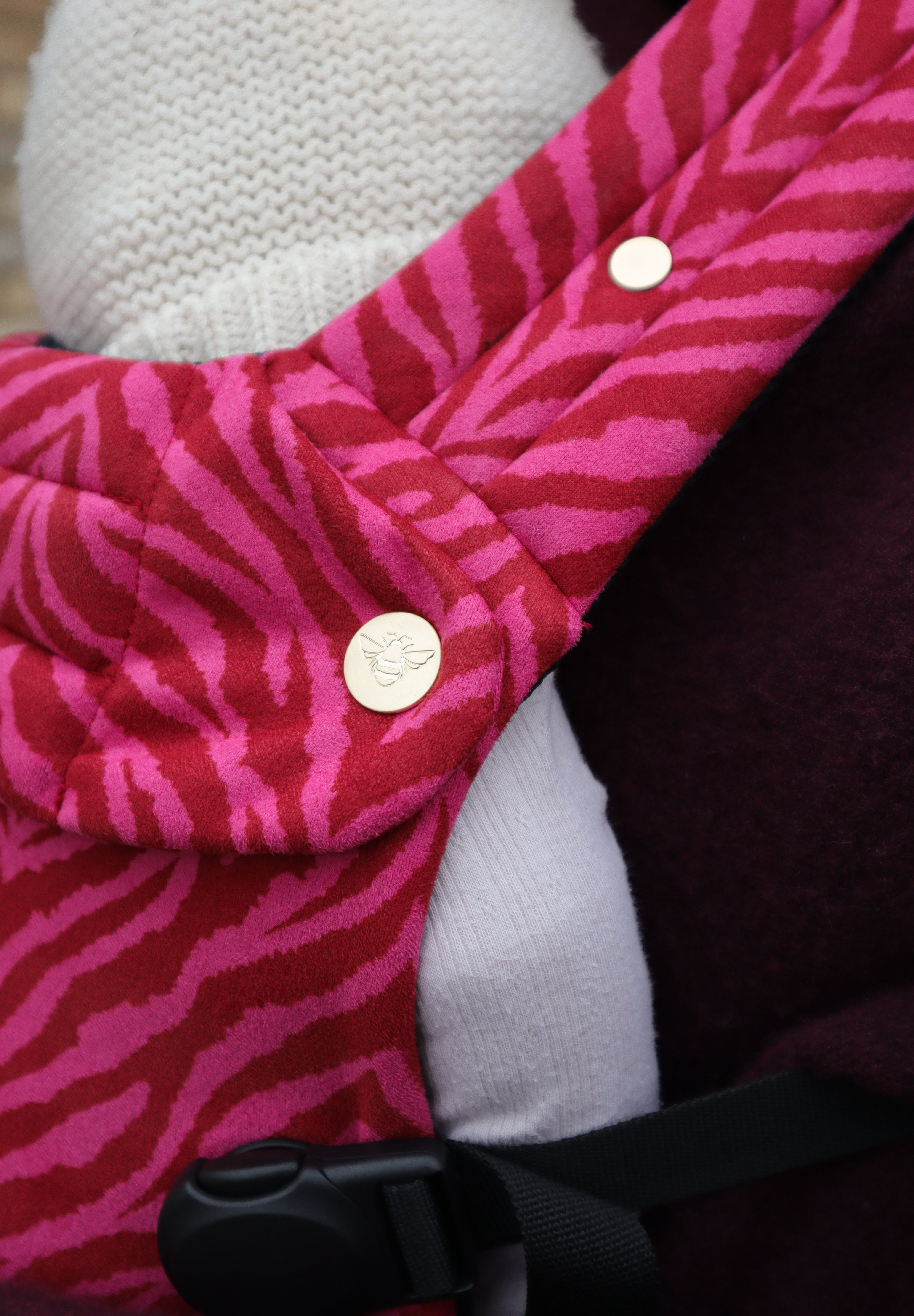 Nomad Air Animal Print Baby Carrier - Flaming Zebrano