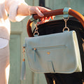 Vegan Leather Nappy Change Clutch Bag - Seaspray