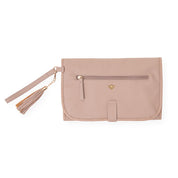 Vegan Leather Nappy Change Clutch Bag - Frappe