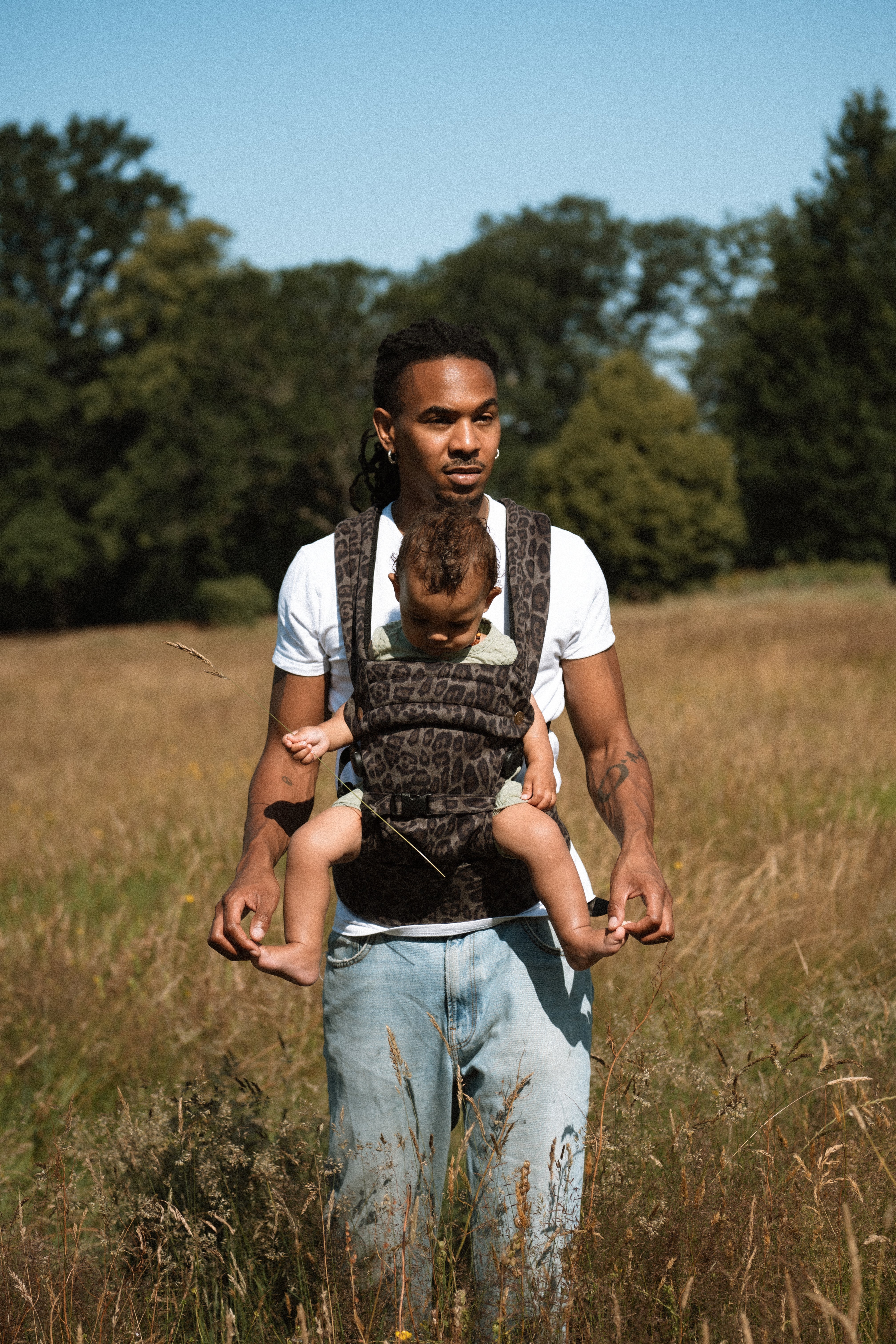 Jaguar Print Baby Carrier | Pay with Klarna – Bizzi Growin Nursery