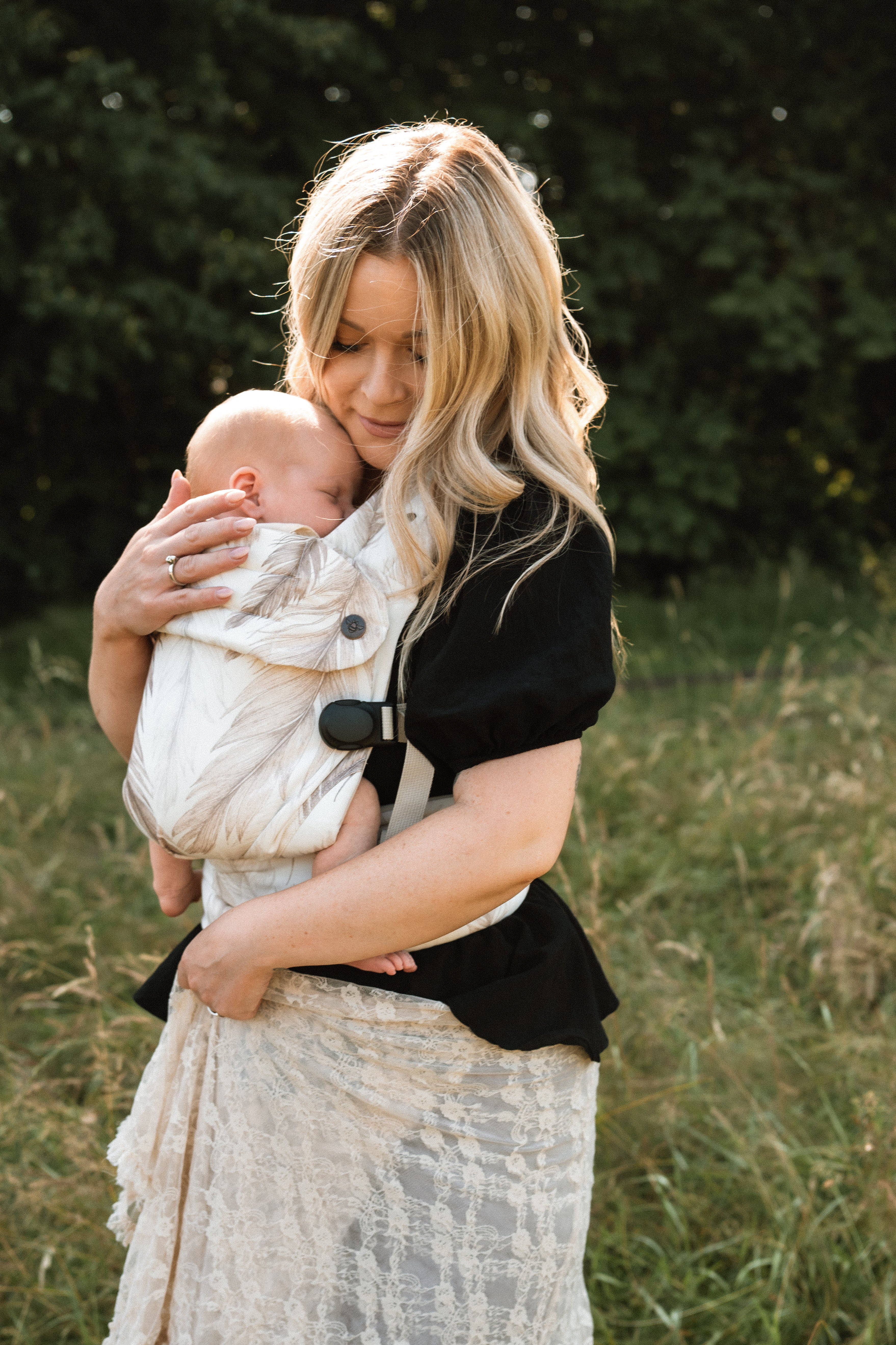 Nomad Pure Organic Baby Carrier - Feather Haze