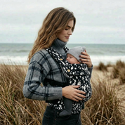 Nomad Air Monochrome Print Baby Carrier - Orca