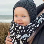 Nomad Air Monochrome Print Baby Carrier - Orca