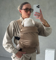 Velvet Baby Carrier - Almondine