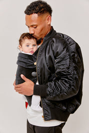 Nomad Air Velvet Baby Carrier - Panther Black