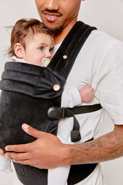 Nomad Air Velvet Baby Carrier - Panther Black