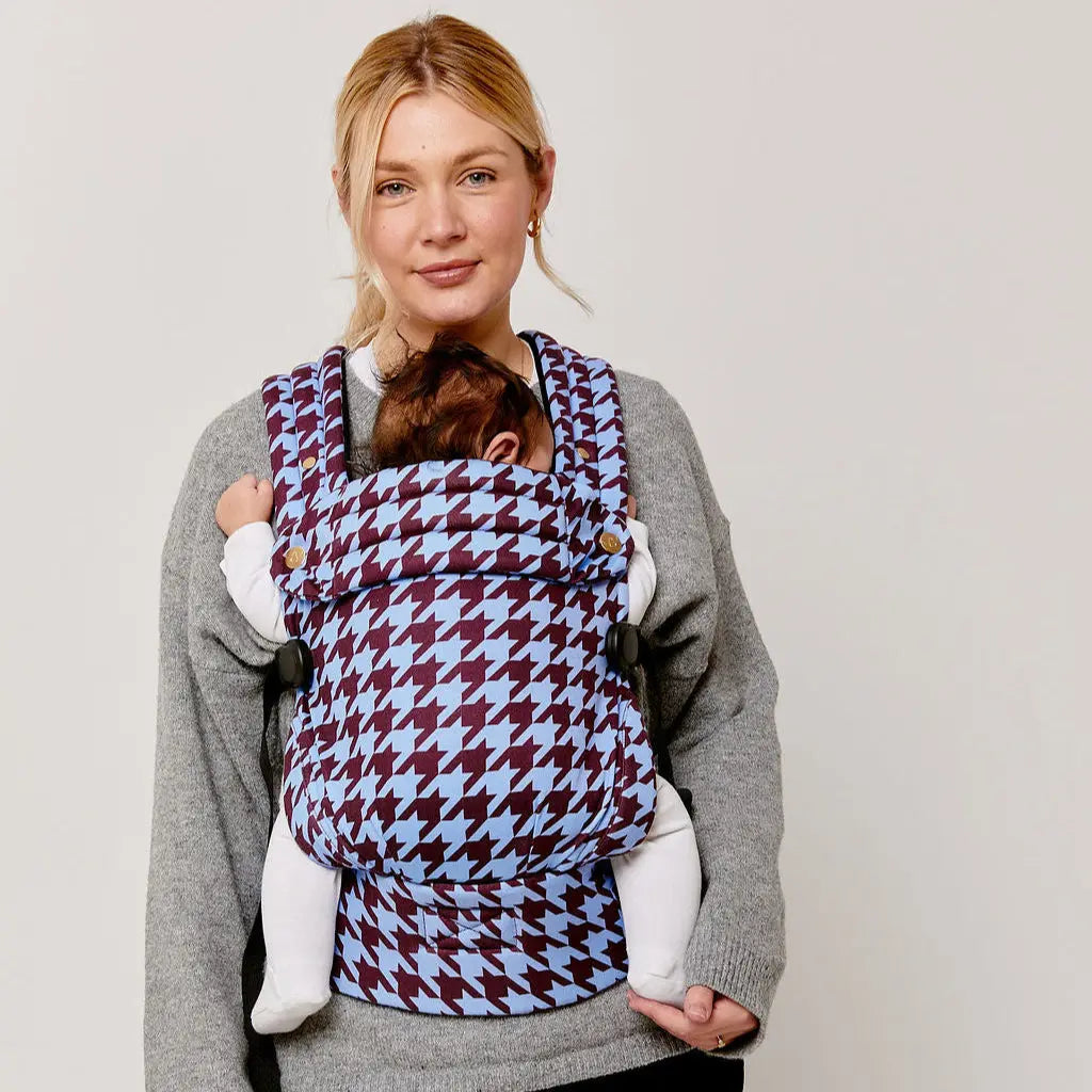 Nomad Air Houndstooth Baby Carrier - Harlow Lavender Blue