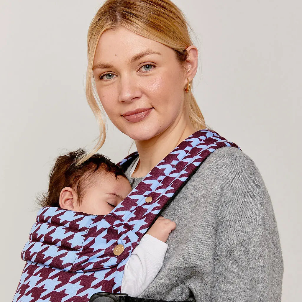 Nomad Air Houndstooth Baby Carrier - Harlow Lavender Blue