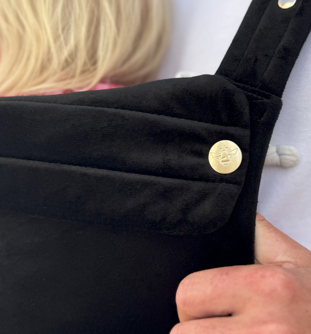 Velvet Baby Carrier - Onyx Black