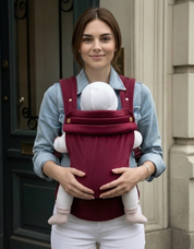 Velvet Baby Carrier - Velvet Cherry
