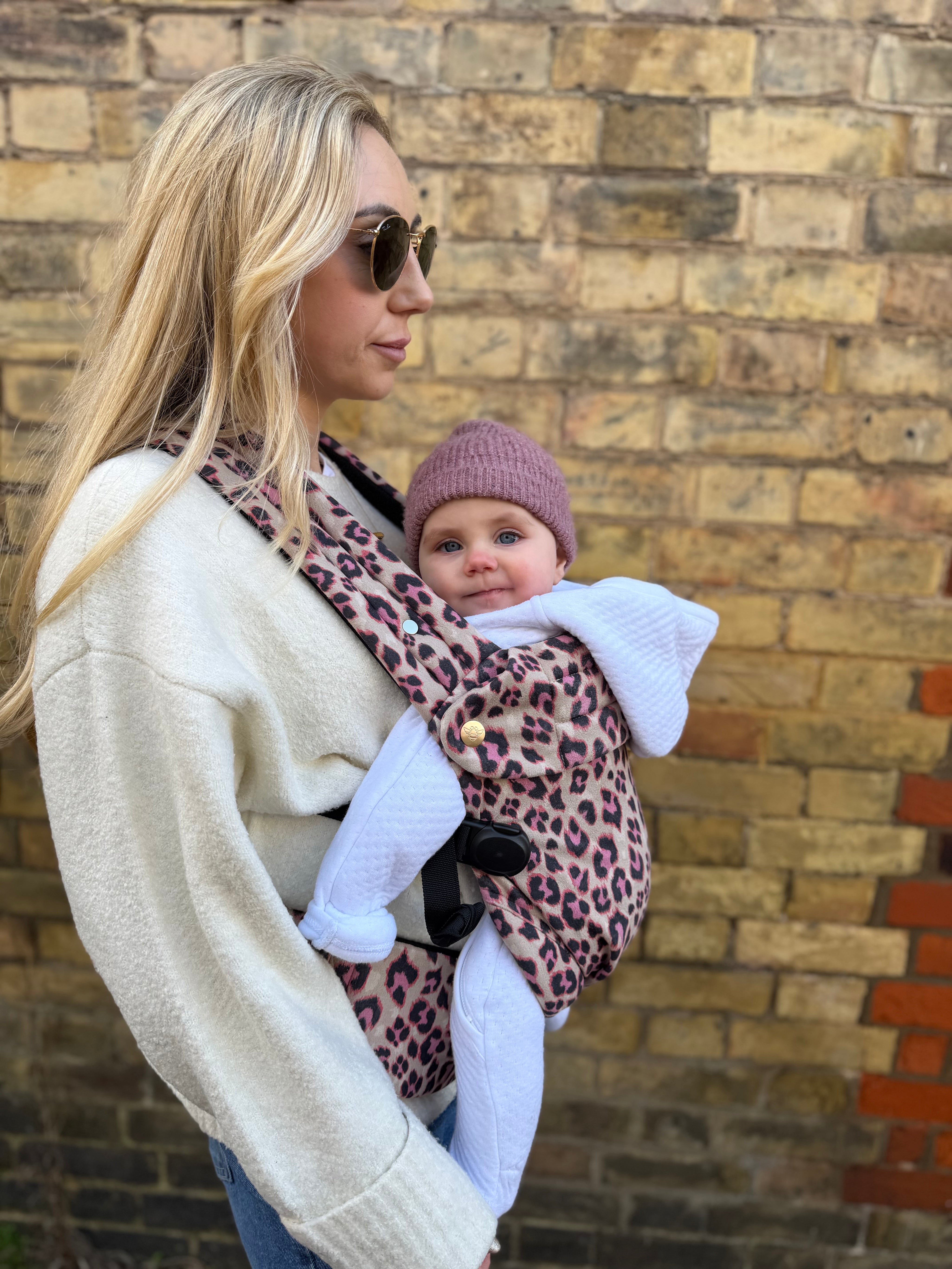 Nomad Air Animal Print Baby Carrier - Dusky Leopard