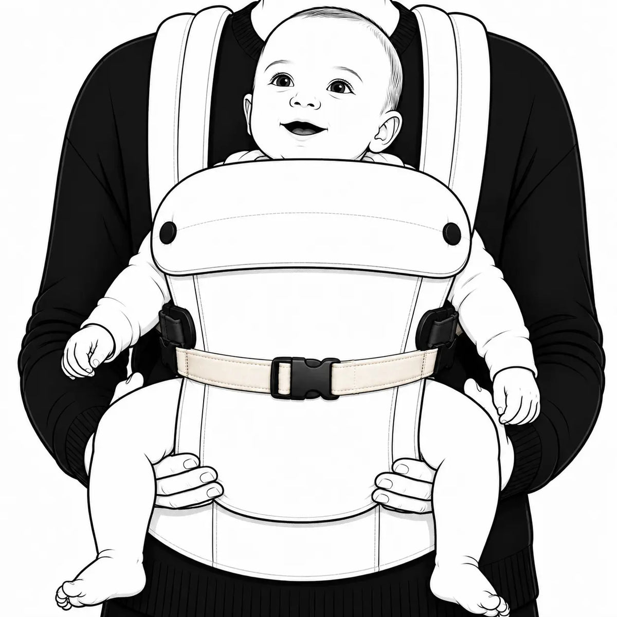 Nomad Cinch Belt - Forward Facing Carrying Accessory - HEXA