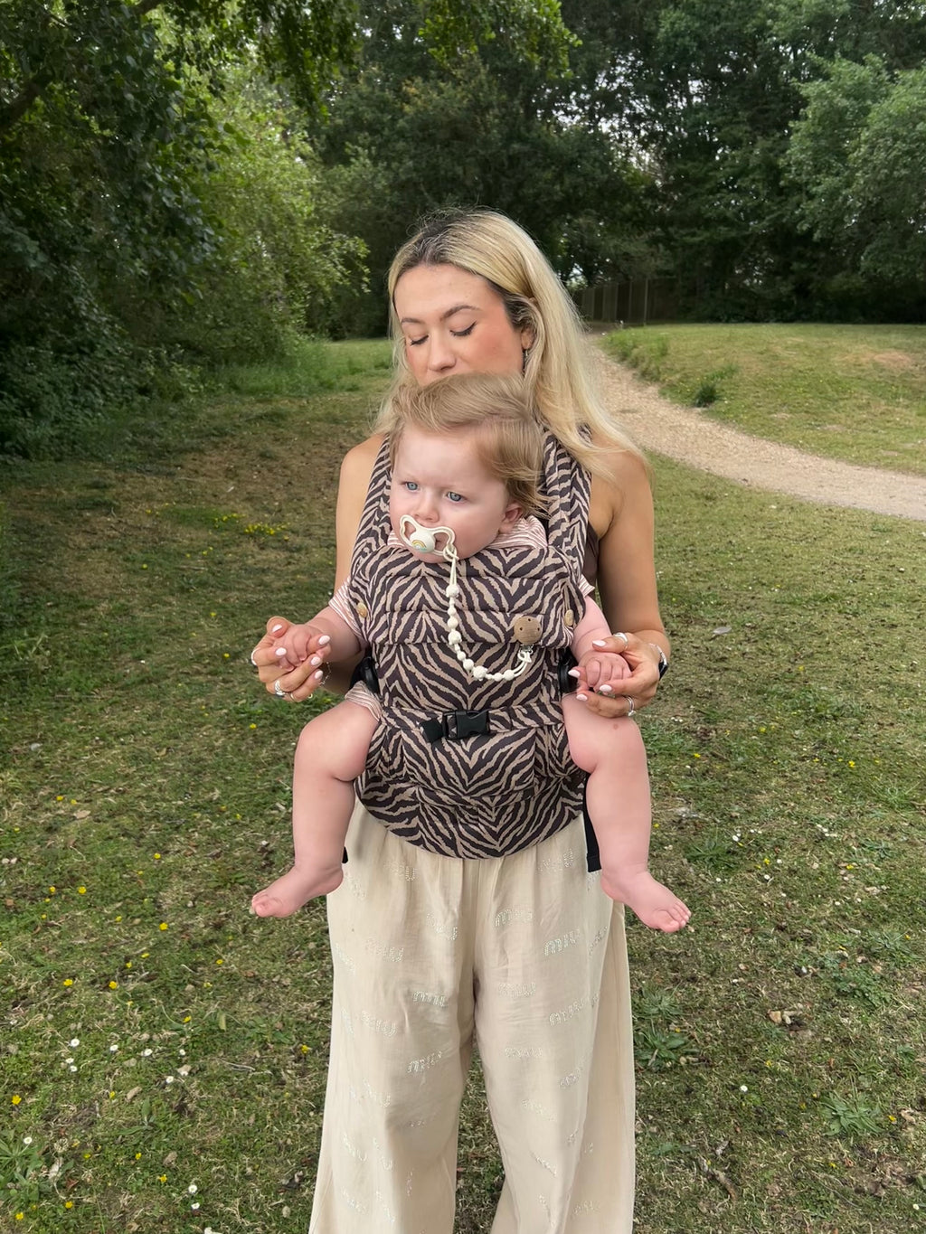 Nomad Air Animal Print Baby Carrier - Zebrano