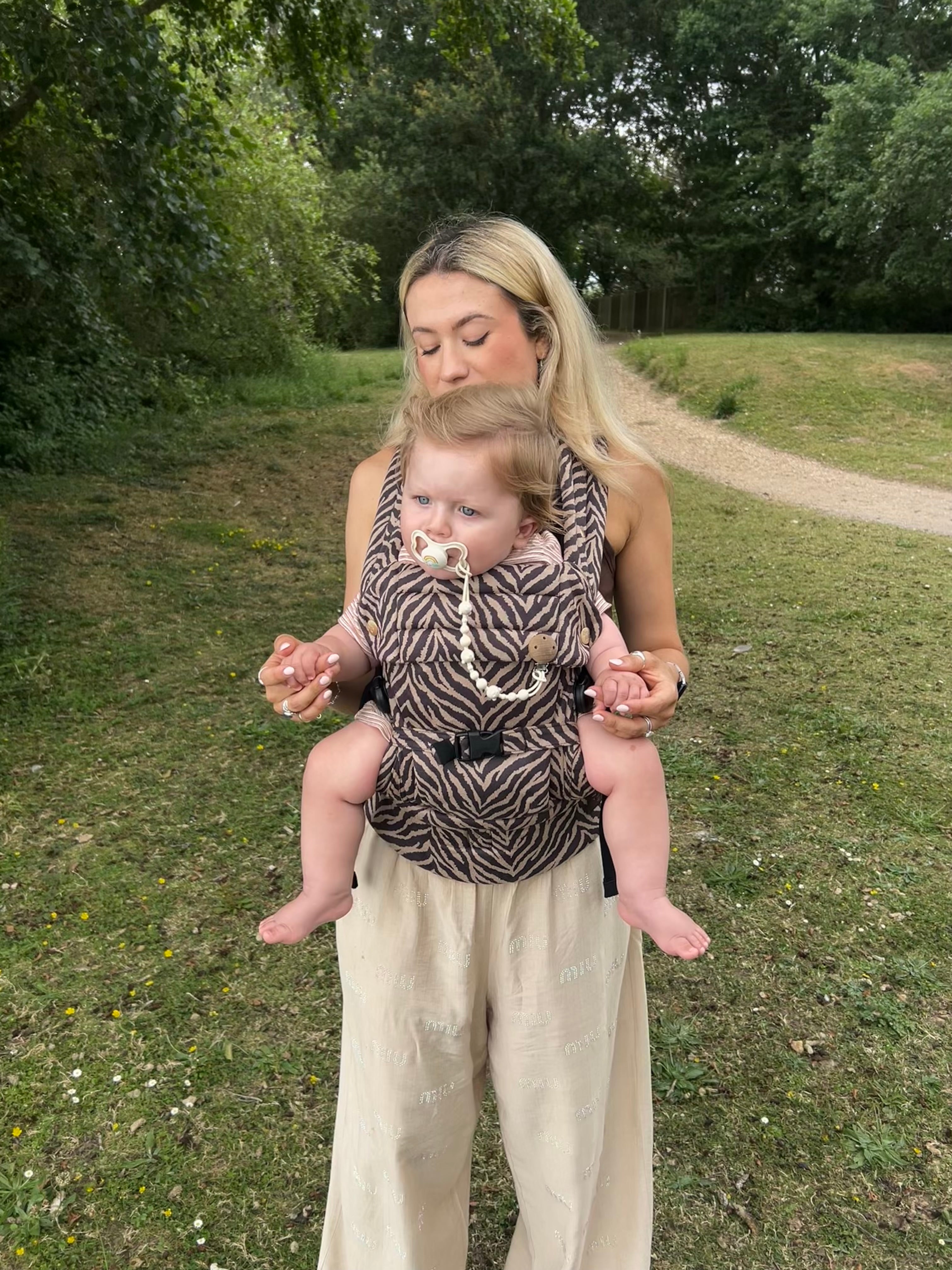 Nomad Air Animal Print Baby Carrier - Zebrano