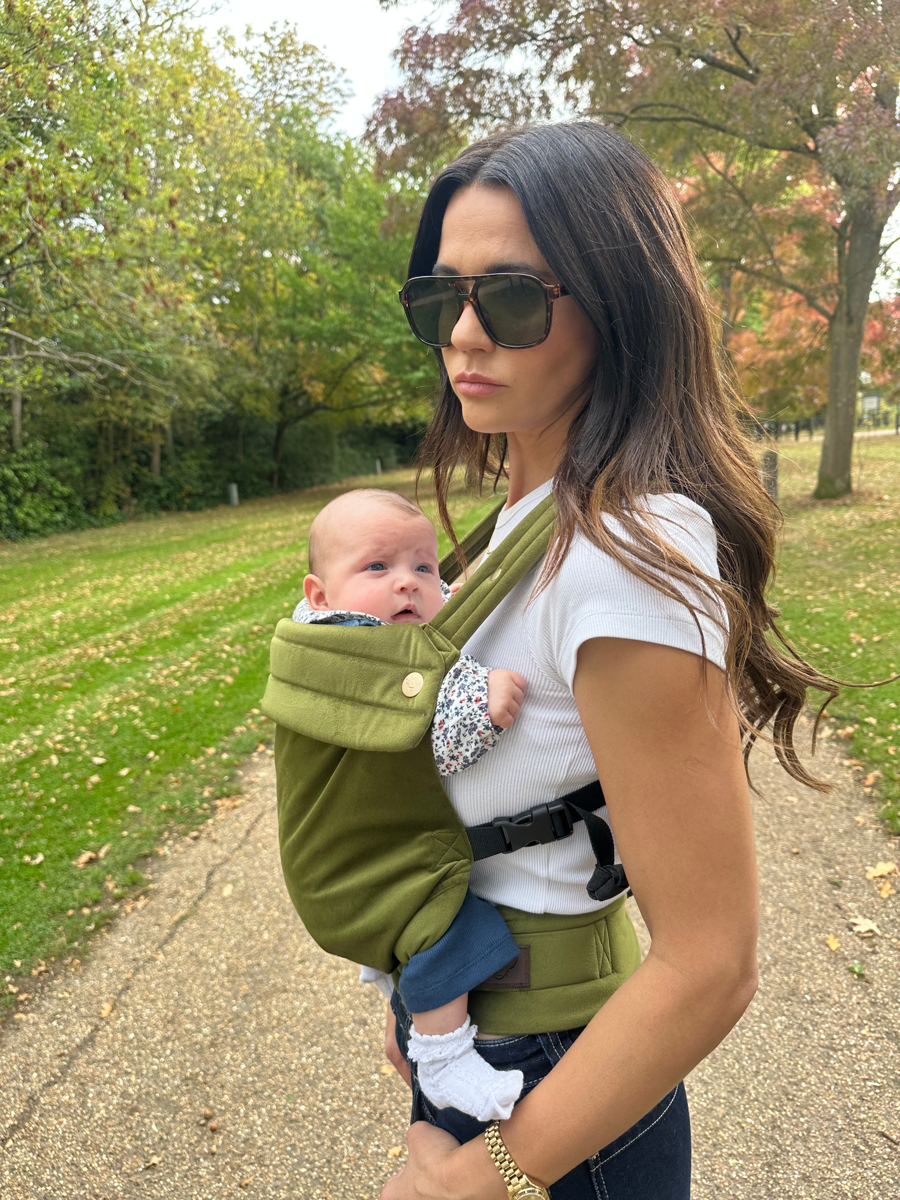 Velvet Baby Carrier | Berry Kiss - Pay with Klarna – Bizzi Growin