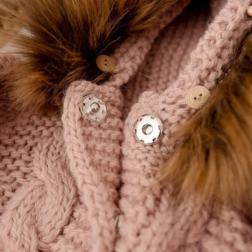 Alpaca Pram Suit - Pink