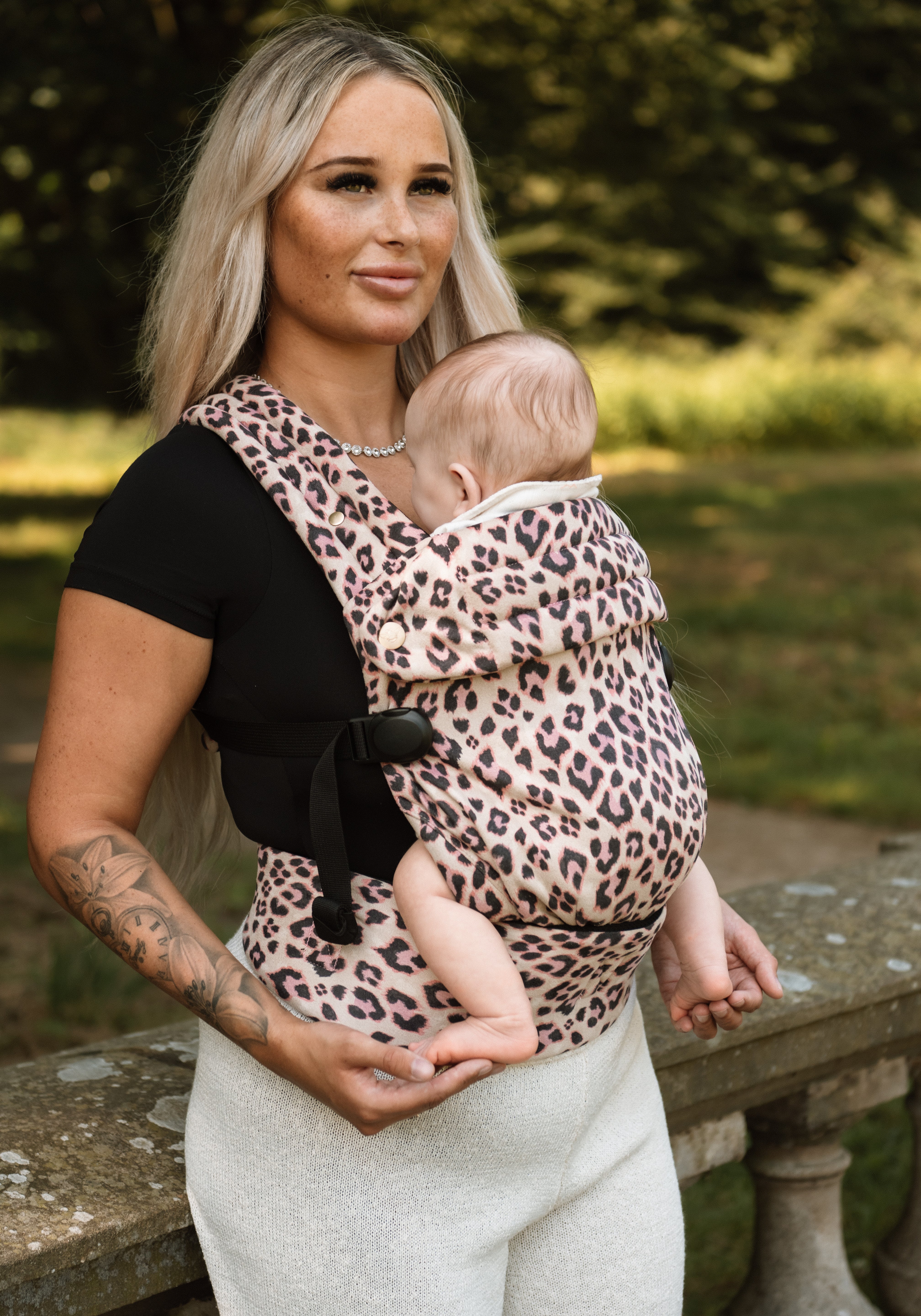 Nomad Air Animal Print Baby Carrier - Dusky Leopard
