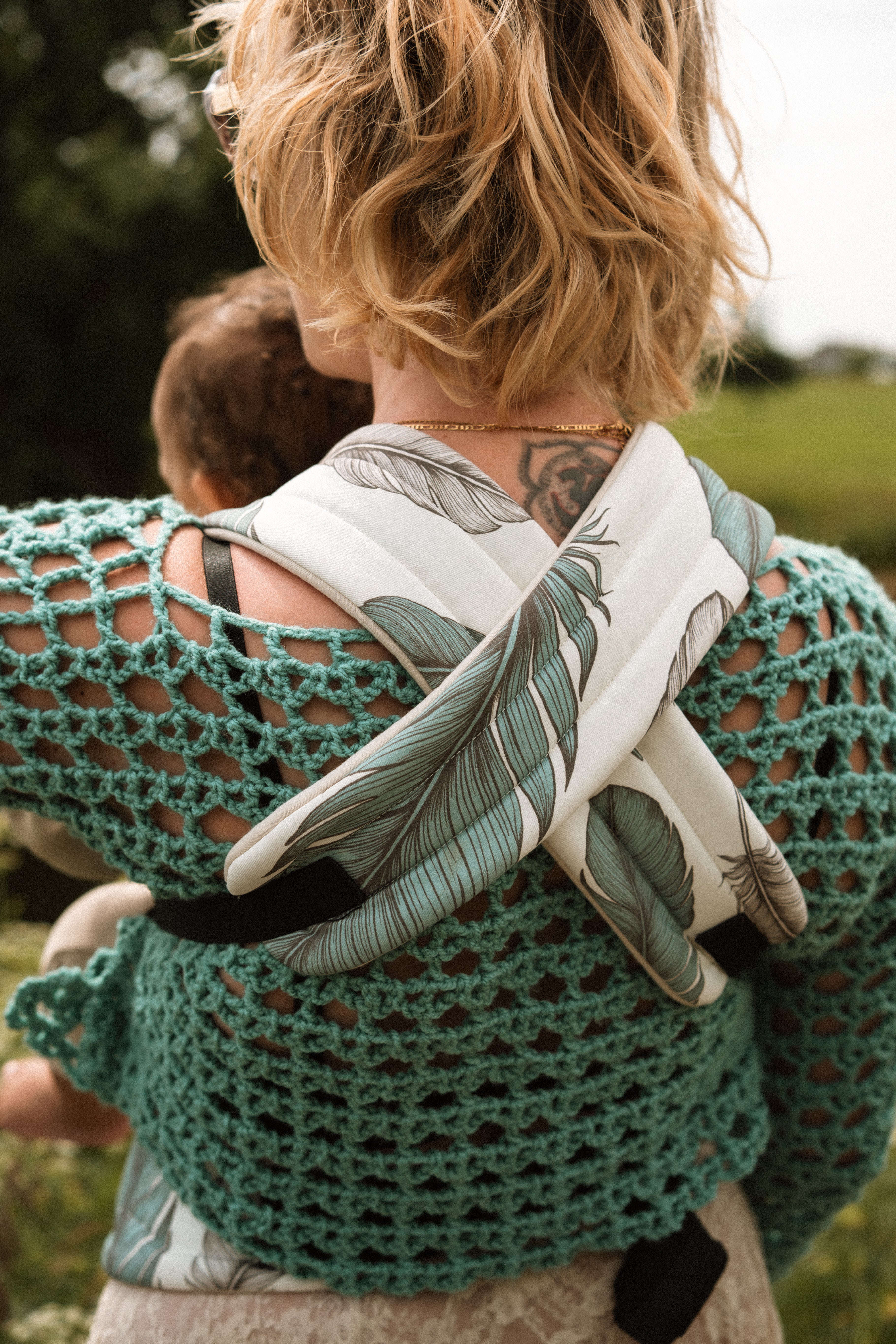 Nomad Pure Organic Baby Carrier - Wild Plume