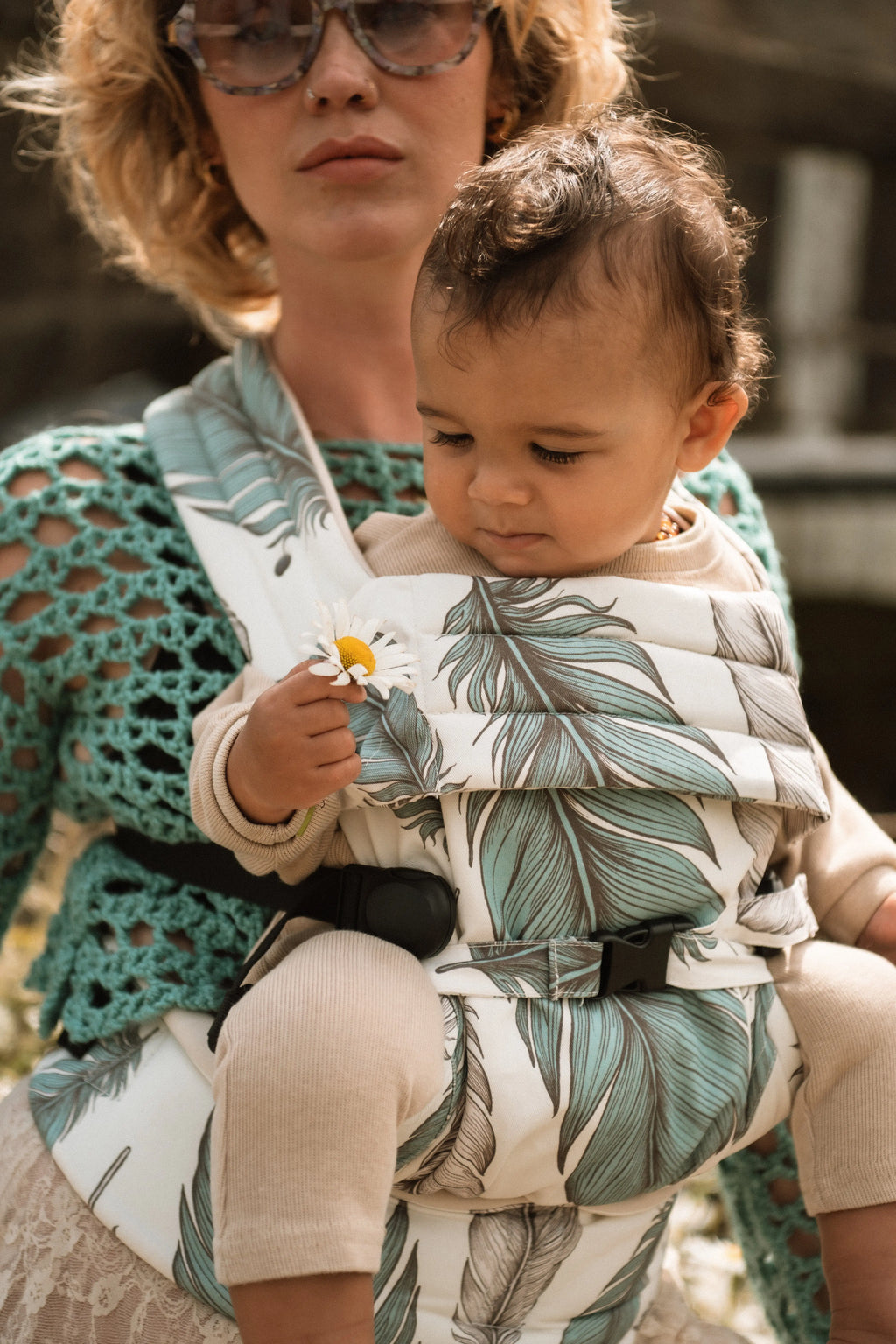 Nomad Pure Organic Baby Carrier - Wild Plume