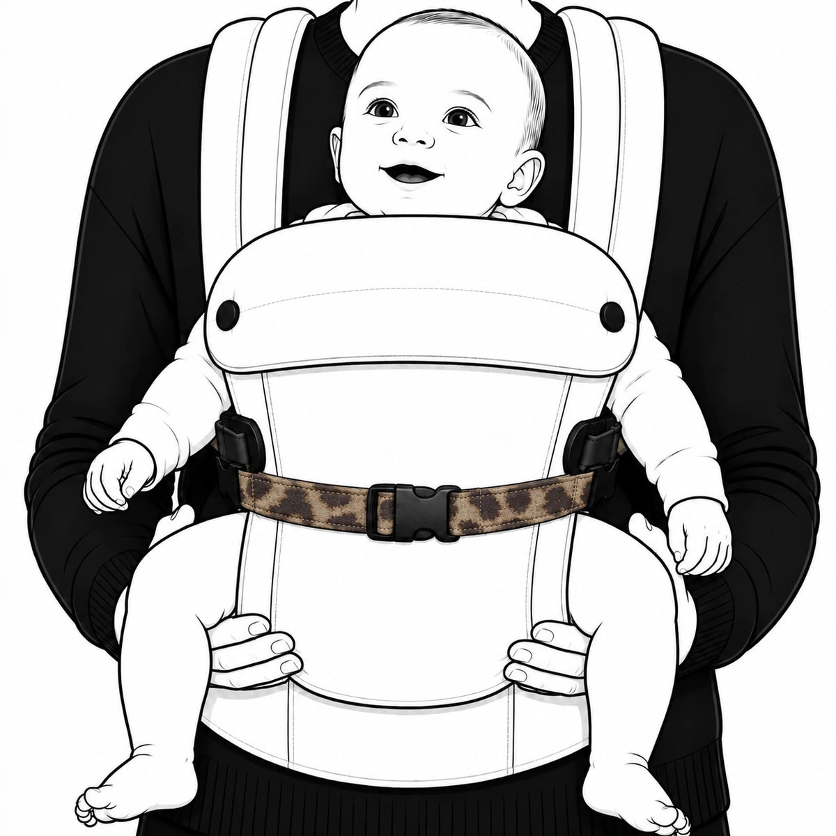Nomad Cinch Belt - Forward Facing Carrying Accessory - Wild Ink