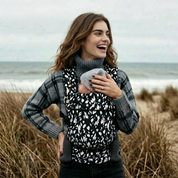 Nomad Air Monochrome Print Baby Carrier - Orca