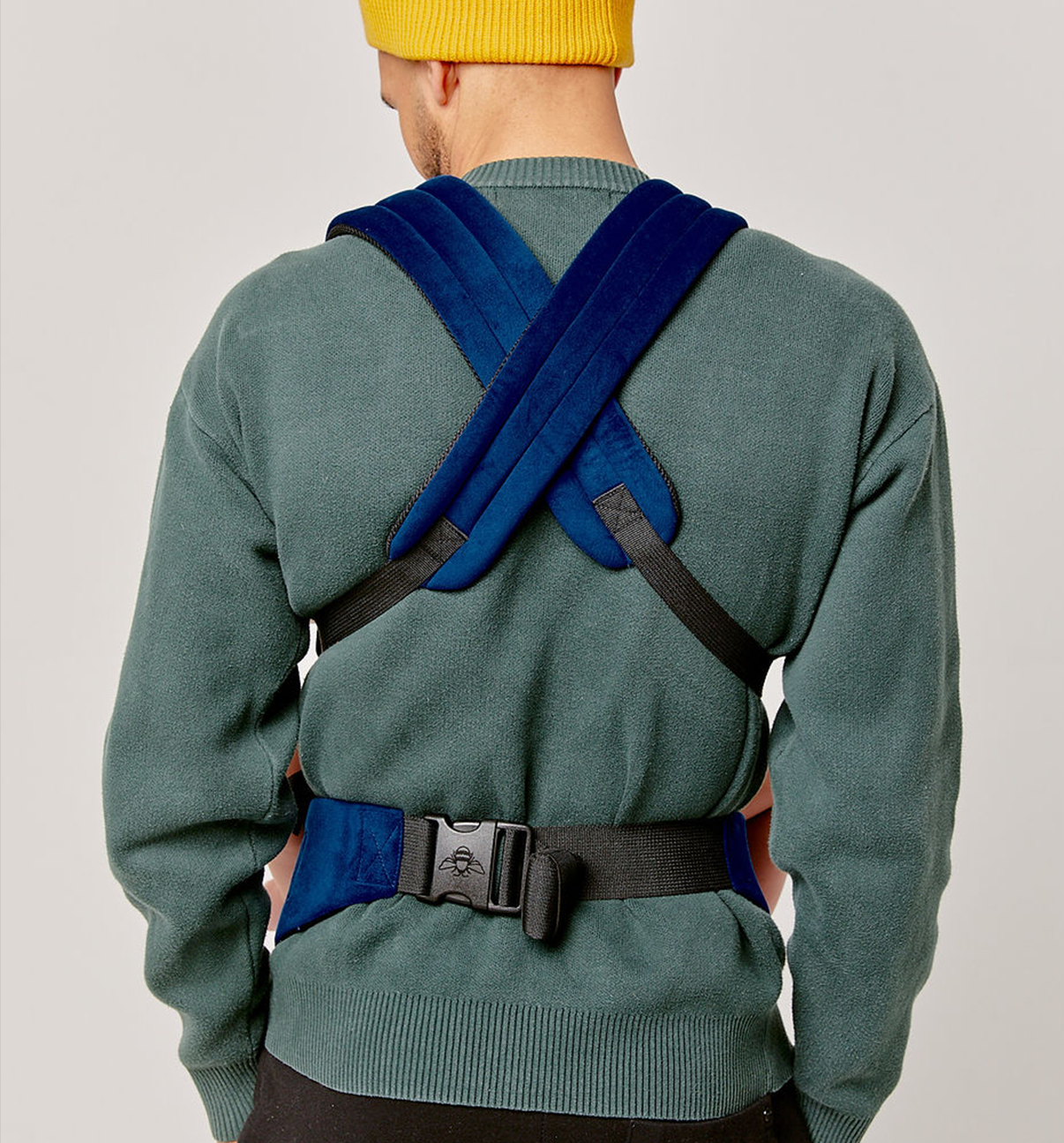 Velvet Baby Carrier - True Blue