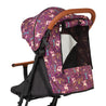 Bizzibuggilite compact stroller air flow window to keep your little one cool and great for keeping an eye on them.